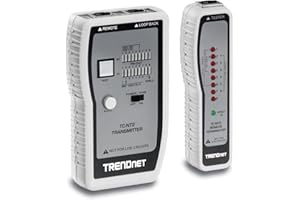 TRENDnet Network Cable Tester, Tests Ethernet/USB & BNC Cables, Accurately Test Pin Configurations up to 300M (984 ft), TC-NT2