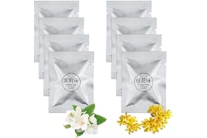 URAQT Odświeżacze powietrza do samochodu, 8 szt. Wkłady do odświeżaczy powietrza do samochodu, Tabletki do odświeżaczy powietrza do samochodu (osmantus, jaśmin)