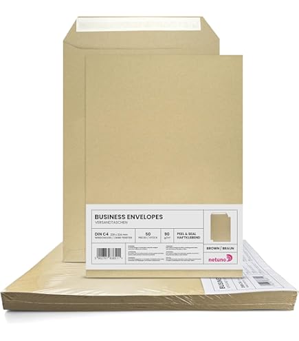 Blake Purely Packaging White Peel & Seal Gusset Pocket 324x229mm 140gsm Pack 125 Code 9000 - Office Point
