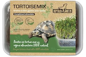 Reptiles Planet - Tortoisemix - Mélange de Graines à Germer - Nourriture pour Tortues Terrestres