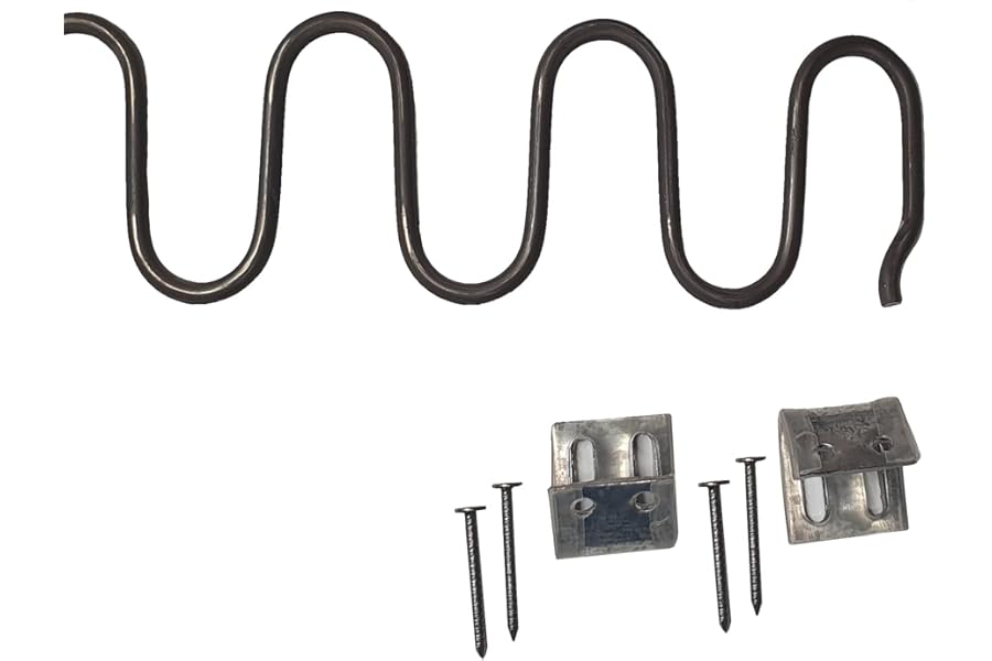 Pandoras Upholstery Complete Replacement 24 Inch Zig Zag Springs x 5 Kit Upholstery Supplies For Chair Sofa Seat Settee