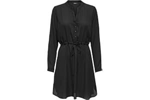 ONLY Mujer Vestido Mini Blusa Manga Larga Túnica Estampada Botones ONLCORY