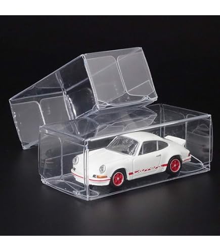 Pellicola protettiva per display compatibile con Hot Wheels 1/64 in pressofusione di dimensioni standard, 0,45 mm, in PET, confezione da 50