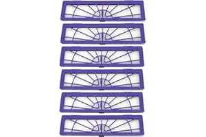 FFyan 6 Stück HEPA Filter Wechsel kompatibel Neato Botvac Staubsaugroboter D3 D4 Series D75 D80 D85 Und Botvac Serie 65 70E 75 80 85 Robotic staubsauger Teile