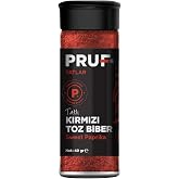 Pruf Tatlı Toz Kırmızı Biber 40 Gr. Cam Şişe