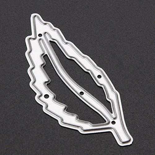 Amazingdeal365 Rose und Blätter Metall Form Schablonen Schneiden DIY Dekor Sammelalbum Karten Buchzeichen Lesezeichen als Geschenk für Freunde Geburtstag Kinder,Kindergarten Hobby Schule Handarbeit Unterricht usw. Ein tolles Geschenk! - 6