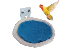 HIGYEE Wellensittichnest – Hängen Sie das Nestbett für Vogelnest auf, Nistkasten für Nymphensittich, Kanarienvogel, unzertrennlich, Kleiner Papagei