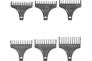 ANBOO Hair Trimmer Attachments for Choice, Beard Trimmer Combs, Comb Attachments Set, Clipper Attachments for Hair Trimmer, Hairdresser Salon Tool (1-4 mm, 6 mm, 9 mm)