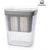 OttoHaus 2200 ml Yoğurt S&uuml;zme Kabı, Paslanmaz &Ccedil;elik Filtreli 3 Par&ccedil;alı S&uuml;zme Yoğurt Aparatı, Kapaklı Şeffaf Hazne, Labne, Lor