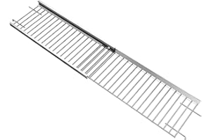 GFTIME Uniwersalny ruszt do podgrzewania od 50 cm do 82 cm, regulowany do Enders Kansas II Pro, Burnhard, RÖSLE VIDERO, Barbecook Siesta 310, Nexgrill, Dynaglo, Monument, stal nierdzewna, część