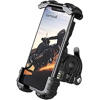 Handyhalterung Fahrrad, Lamicall Handyhalter Motorrad - Universal 360 Drehung Outdoor Fahrrad Halter für iPhone 12 Mini…