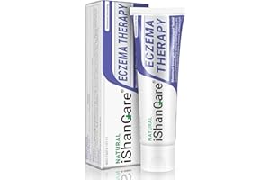 iShanCare® Eczema Cream, Maximum Strength Treatment Ointment for Psoriasis, Dermatitis, Rash, Infection, Jock Itch, Athletes Foot, Anti Itch, Relief for Redness, Irritated Skin, 1.76 Oz