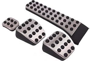 ICTRONIX 4pcs/Set Footrest Gas Brake Pedali Deoration poggiapied pedaliera
