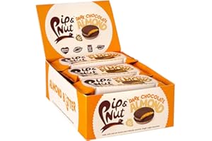 Pip & Nut - Dark Chocolate Almond Butter Cups (15 Pack - 2 Cups per Pack) | Single Origin Chocolate, Real Almond Butter, Natural Nut Butter, No Palm Oil, Vegan, Gluten Free, High in Fibre
