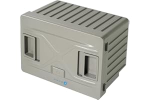 ELECAENTA Batería Para Refrigerador de Coche de 15600mAh/173Wh Gran Capacidad, Para UD45 40,6L Nevera Portátil Eléctrica, 3 Métodos de Crga, Compatible con Carga Energía Solar - Gris