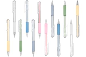 HUATEEN Engraved Retractable Craft Knife Set -12 Pcs 6 Colours Precision Scalpel with Tungsten Blades for Paper Cutting, DIY Crafts & Scrapbooking (13.8cm Adult Safe Crafting Tool)