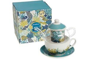 Amadeus - Coffret théière égoïste en Manatea en verre et en porcelaine