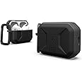 Urban Armor Gear UAG AirPods Pro Case, Civilian Rugged Protection Case/Cover Designed for AirPods Pro (2nd Gen) & Also fits Type C Version, Wireless Charging Compatible (AirPods Not Included) -Black