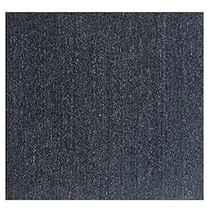 GRAZIA- BEYOND THE MACHINES 100% Polypropylene Level Loop Carpet Tiles for Flooring (Charcoal 50*50 cm.)