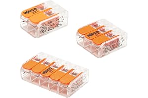WAGO brokig låda 80 terminaler - 20 x 2, 45 x 3 och 15 x 5 ingångar