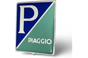 TÛCHE Blason Piaggio rectangulaire à encastrer pour Vespa GT GTS LX ET4 PX