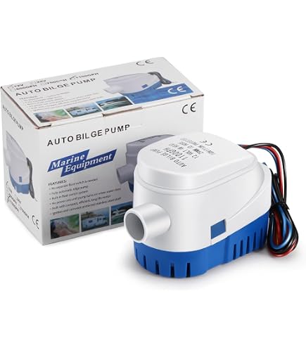 Pompe De Cale Automatique 12V Sahara 1100 – Pour Bateaux & Yachts