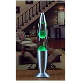 Bilger B&uuml;y&uuml;k Boy Lav Lambası Lava Lamp 41 Cm, Yeşil, 10 x 10