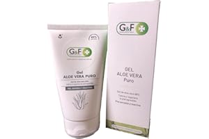G&F TRANSPLANTES Y MEDICINA CAPILAR Aloe Vera puro. Gel aloe vera 100 puro. Para piel sensible y reactiva. Aloe Vera gel en tubo de 150 Ml. Aloe Vera puro gel hidratante para la piel. Regenerador 100% natural. Hecho en España.