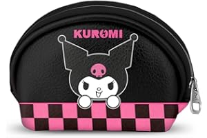 KARACTERMANIA Sanrio Kuromi Chess-Portamonete Ovale Casual, Multicolore, 12 x 9 cm