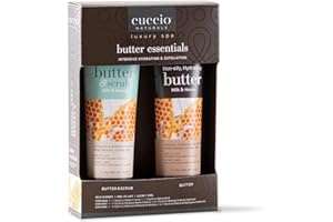 Lot de 2 tubes de beurre corporel Essential au lait et au miel Cuccio