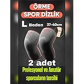 L beden 2 Li Set 3D &Ouml;rme Sporcu Dizlik &ndash; Ağrı Azaltıcı, Diz Koruyucu Nefes Alabilir, Kompresyon Destekli, Kaymaz, voleybol,fi