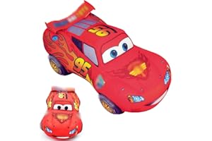 ZGCXRTO Lightning McQueen Peluche Toy,Jouet en Peluche en Voiture Rouge Mignon Peluche Toy Cars Soft Peluche Poupée Soft Mignon Enfants Cadeau d'anniversaire 25cm
