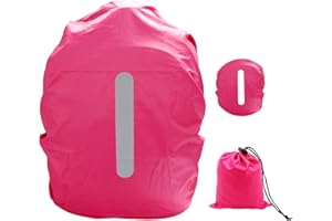 CiciIng Funda Impermeable para Mochila con Reflectante, 15 a 50 L