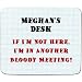 Produktbild Schreibtisch-Meghan'wenn I'm Not Here, I'm In einem anderen Bloody Sitzung-Design Mauspad, personalisierbar, Premium (5 mm Dicke)