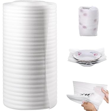Zoro Select 56Kz53 Packing Foam Roll – 12 Inch X 85 Foot, 1/4 Inch Thick, Non-Perforated, Polyethylene