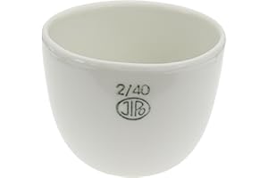 neoLab E-1164, porcelain crucible 20 mL, 40 mm x 32 mm (10-pack)