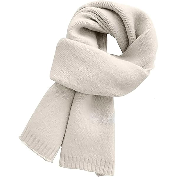 Flysluo Sjaal voor dames en heren, klassieke gebreide loop voor dames en heren, warme wintersjaal, warme wintersjaal, fijn gebreid, uniseks, maat 185 x 35 cm, zwart, 185*35cm