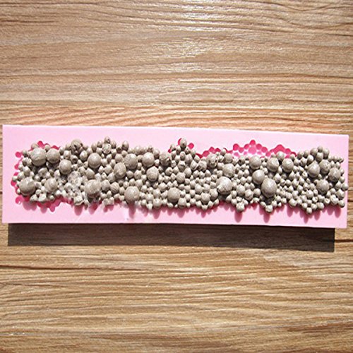 3D Pearl um Fondant Schimmel Silikon Form Kuchen dekorieren Tool - 2