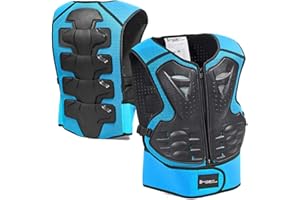 AKAUFENG Protektorenjacke Kind Panzer Protektorenhemd für Radfahren Reiten Motorrad für 5-13 Jahre