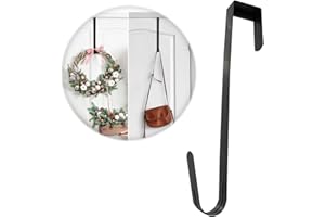 AYNKH Noël guirlande métallique crochet porte guirlande crochet porte forte métal crochet porte d'entrée décorations de Noël, idéal pour accrocher des sacs à vêtements, des chapeaux et des écharpes