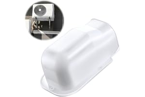 behone Wandanschlußstück,Wanddurchführung,Rohrnut-Schutzabdeckung Abdeckung,Dekorative PVC-Rohrabdeckung für Wanddurchführung Klimaanlage,Klimaanlage Dekoratives PVC Line Abdeckung Kit