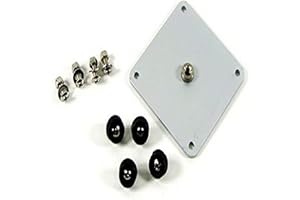 Guerrilla Painter Tripod Mount and Rubber Feet Set (901SS), Silver