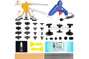 Manelord Car Dent Puller Kit, Auto Removal Tool with Golden Lifter Paintless Dent Repair Set