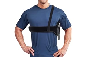 Goldmiky Fondina per Pistola Tattica Spalla in Neoprene Cinturino per Pistola Fondina per Cintura Fascia per la Pancia Cintura Nascosta, per Pistole compatte e compatte Unisex