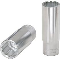 KS Tools 917.1255 1/2 Zoll Sechskant-Stecknuss – 30 Mm, Lange Ausführung Für Handbetätigung