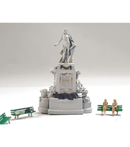 Set Figurines H0 Beethoven Et Décorations - 1:87, L'âme De La Musique Classique Pour Votre Réseau Ferroviaire