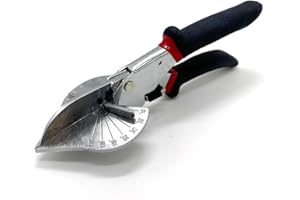 PHILOCH Multi Angle Miter Shear Cutter Hand Tools,45-135 Degree Adjustable Angle Scissors Trim Shears Tools for Vinyl Wood Molding Trim