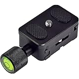 MENGS K30 Kamera Einstellbare Klemme + Schnellwechselplatte für 1/4'' Schraube mit massivem Aluminium Kompatibel mit…