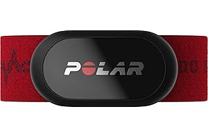Polar H10 Heart Rate Monitor – ANT Plus, Bluetooth - Waterproof HR Sensor with Chest Strap - Built-in memory, Software updates