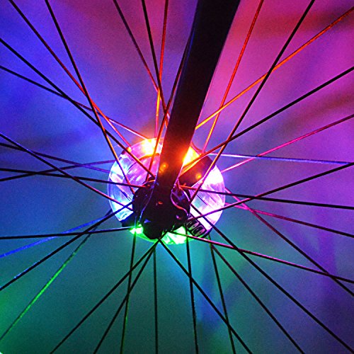 8-fach LED Nabenlicht / Speichenlicht mit 3 Leuchtmodi - 6